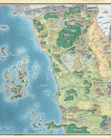 Forgotten Realms Map High Res
