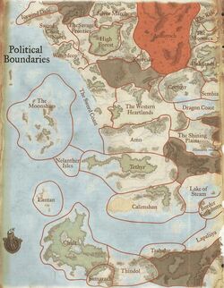 Political Map Of Faerun Faerûn | Forgotten Realms Wiki | Fandom