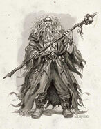 A depiction of Halaster Blackcloak.