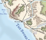 The location of Waterdeep, circa 1372 DR.