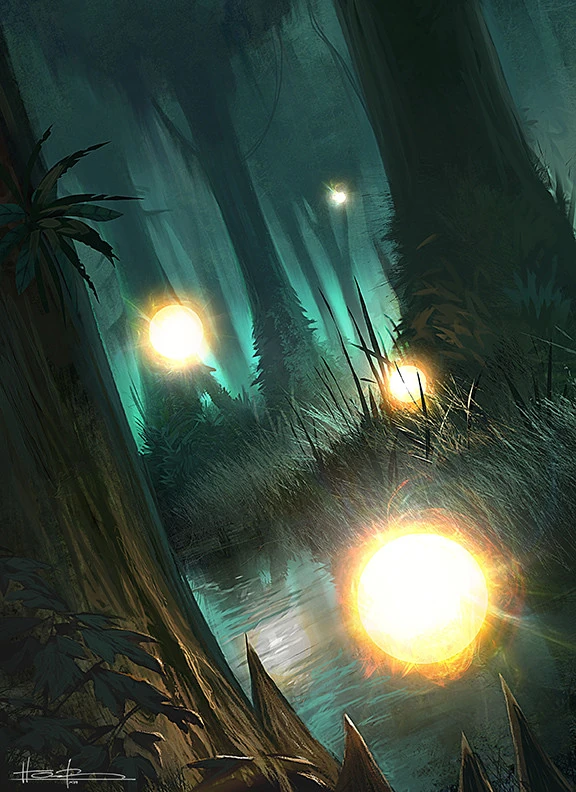 旧作B2大 ポスターウィル オ ウィスプ will o wisp