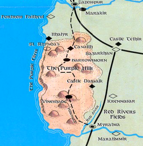 Map showing Myratma circa 1370 DR.