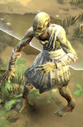 A rotting Chultan zombie.