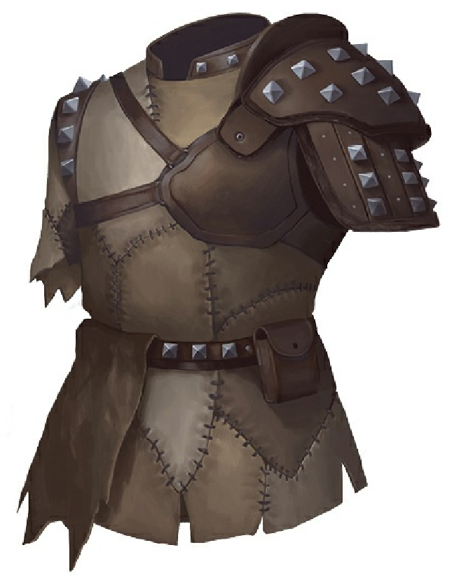 D&D Leather Armour  Studded leather armor, Leather armor, Magic armor