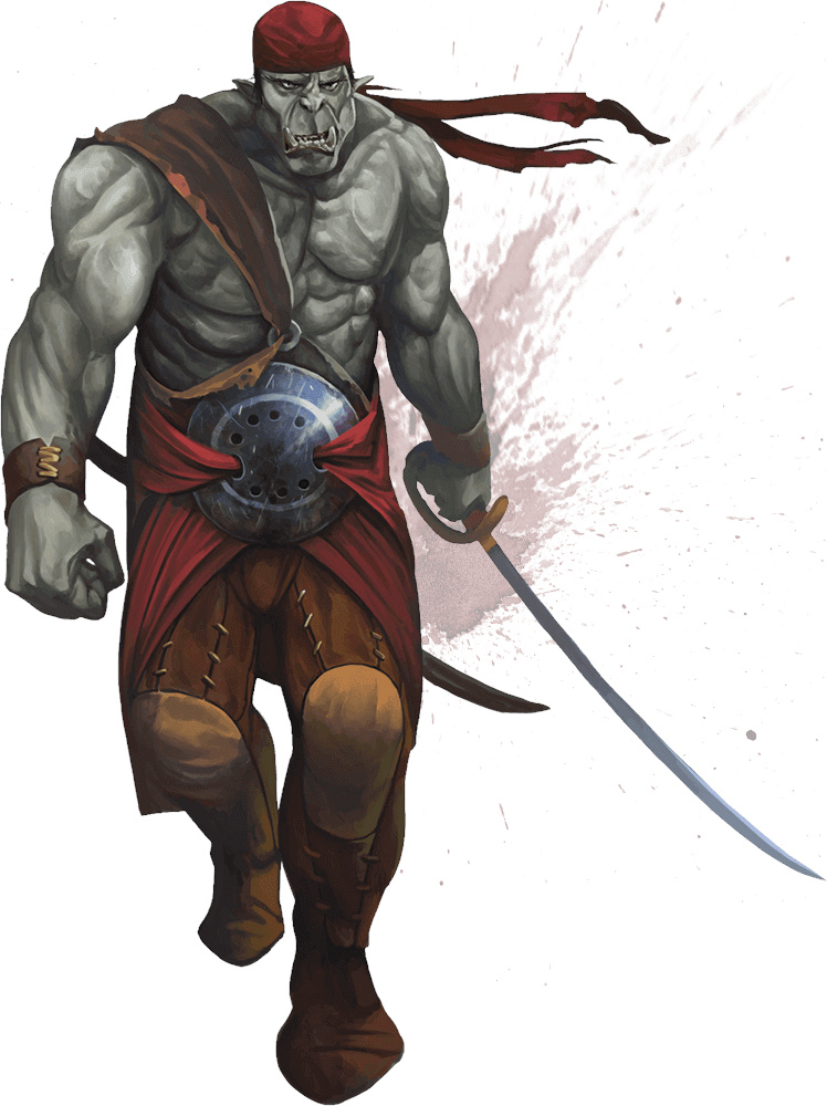 black half orc