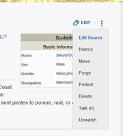 FRW edit button & drop-down menu