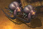 A pair of feyrs stalking a party in Icewind Dale II.