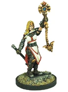 Celeste showing off her enchanted items.