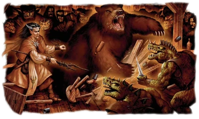 Just another fray in  tavern.