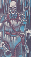 A depiction of a stone giant from the 1st edition accessory AD&D Monster Cards.