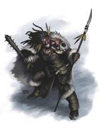 Raika as depicted in Dragonfire card game.
