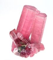 Pink tourmaline crystal Rob Lavinsky, iRocks.com – CC-BY-SA-3.0