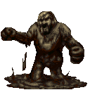 A mudman from Advanced Dungeons & Dragons: Deathkeep