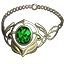 An emerald choker.