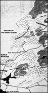 Map of Desertsmouth Mountains and Shadowdale.