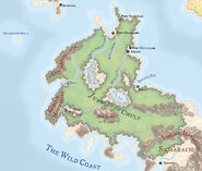 A map of Chult, circa 1372 DR.
