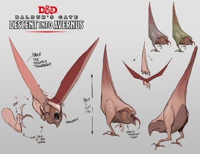AbyssalChicken.jpg (374 KB) Concept art for the abyssal chicken by Max Dunbar
