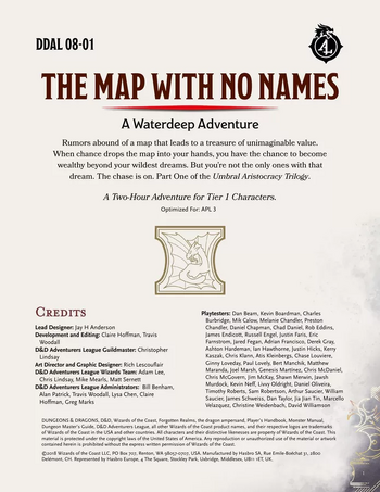 The Map with No Names