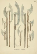 Bardiches and pole axes