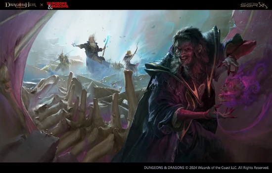 Sammaster's spellbattle with Elminster.