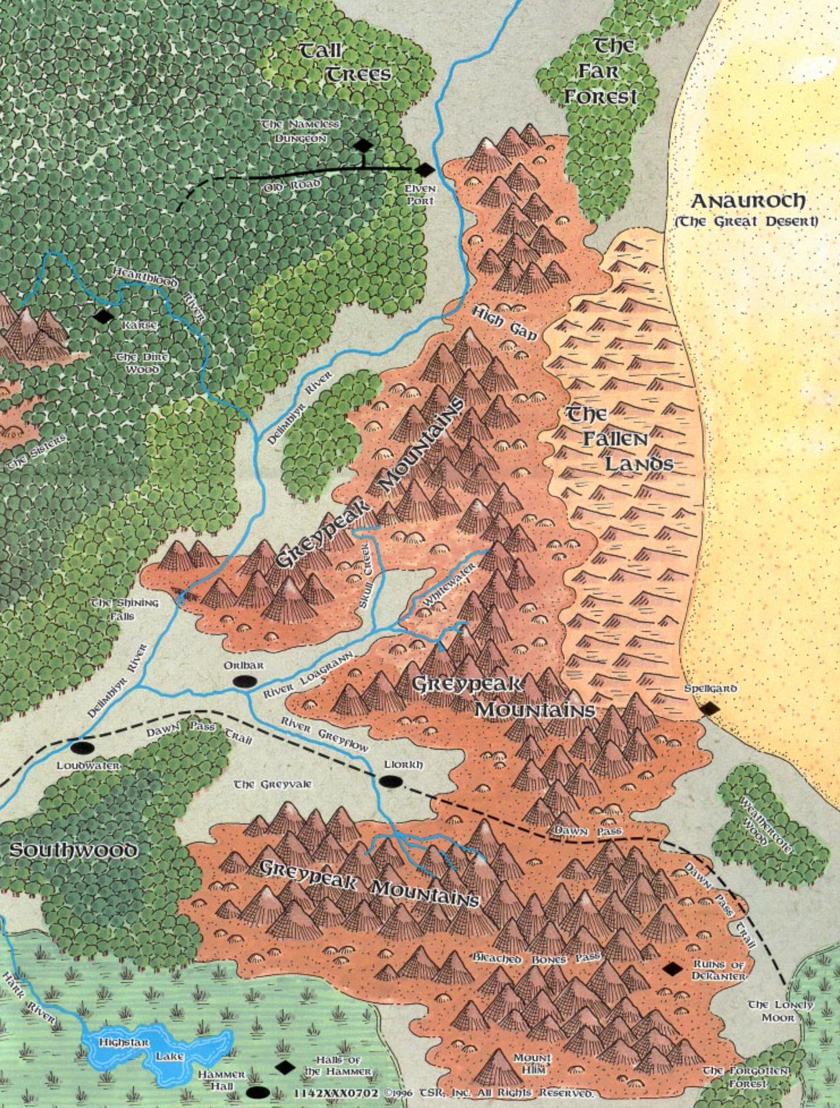 annamese cordillera map