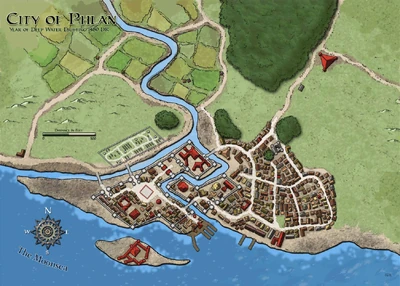 Map of Phlan circa 