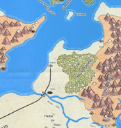 A map of Hlath circa 1370 DR.