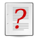 Text document with red question mark.svg