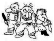 The thugs of the Beastly Brigands.