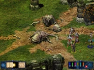 Two old ormyrr corpses found in the ruins of Myth Drannor.