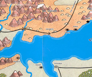 AD&D 2E map - TSR 9520 The Vilhon Reach