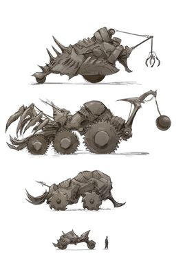 Several other models of infernal war machines.