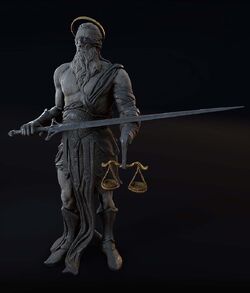 Tyr, God of Justice and War Character in Erethes