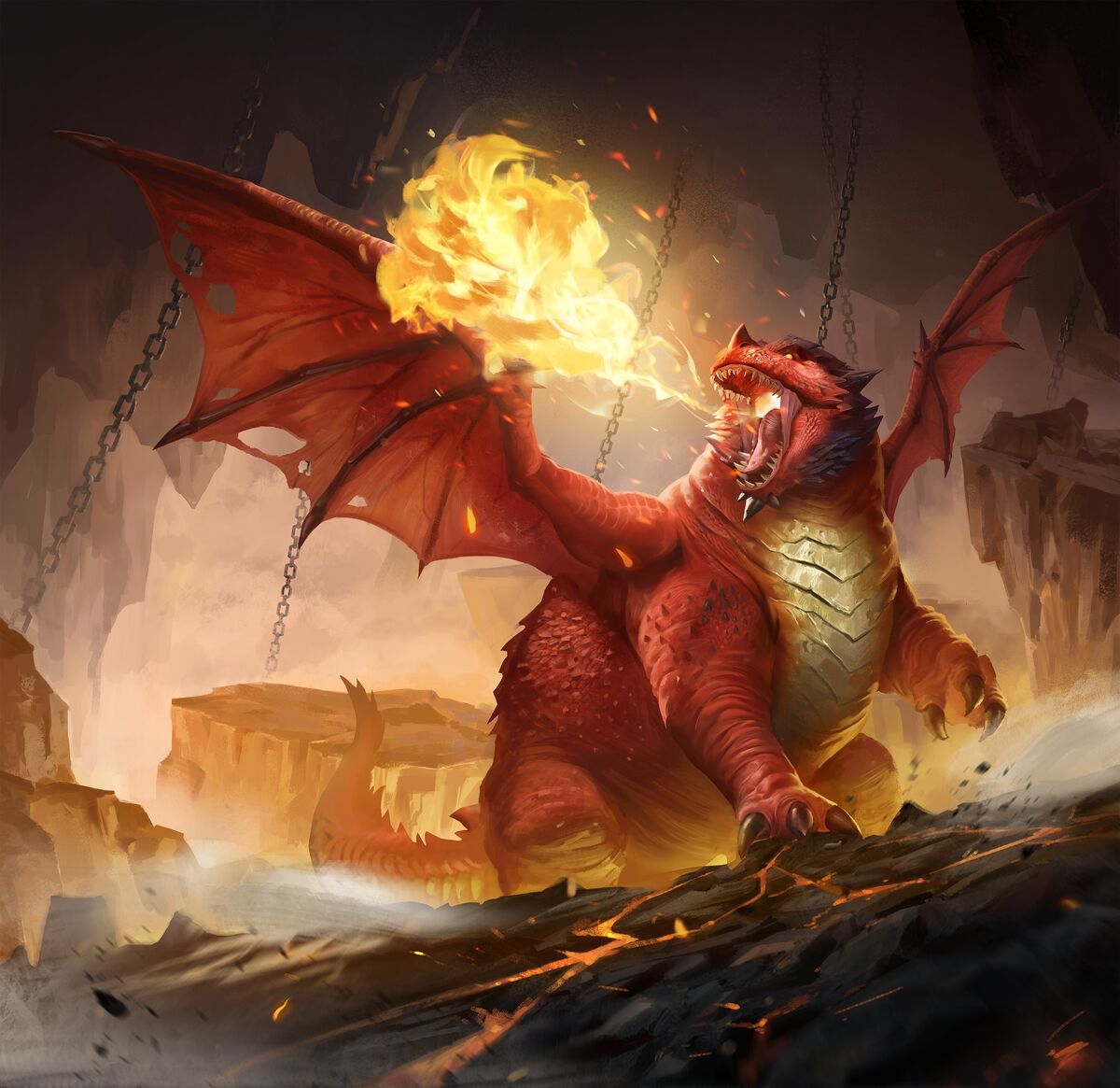 themberchaud (dnd honor among thieves) VS (Rampage) SPOILERS