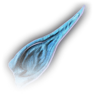 A harvested frosted ice mephit's ear.
