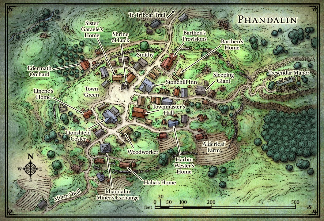 Forgotten Realms City Maps Phandalin | Forgotten Realms Wiki | Fandom