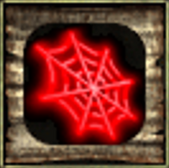 The spell symbol of web from Icewind Dale II.