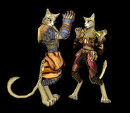 Tabaxi jaguar folk from Dungeons & Dragons Online.