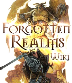 The logo for the FRW from February 2008 to October 2015, depicting  battling , not unfittingly.