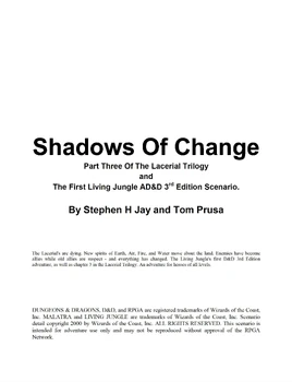 Shadows of Change