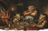 A goblin dinner party.