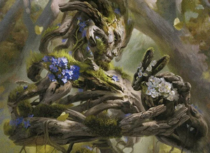 A 'bramble sovereign' dryad.