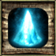 The symbol of cone of cold from Icewind Dale II.