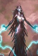 Valindra Shadowmantle, concept art.