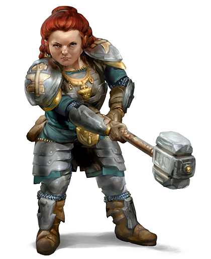 red headed female dwarf