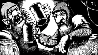 Rowdy inhabitants of Oeble's"Lawless Below".