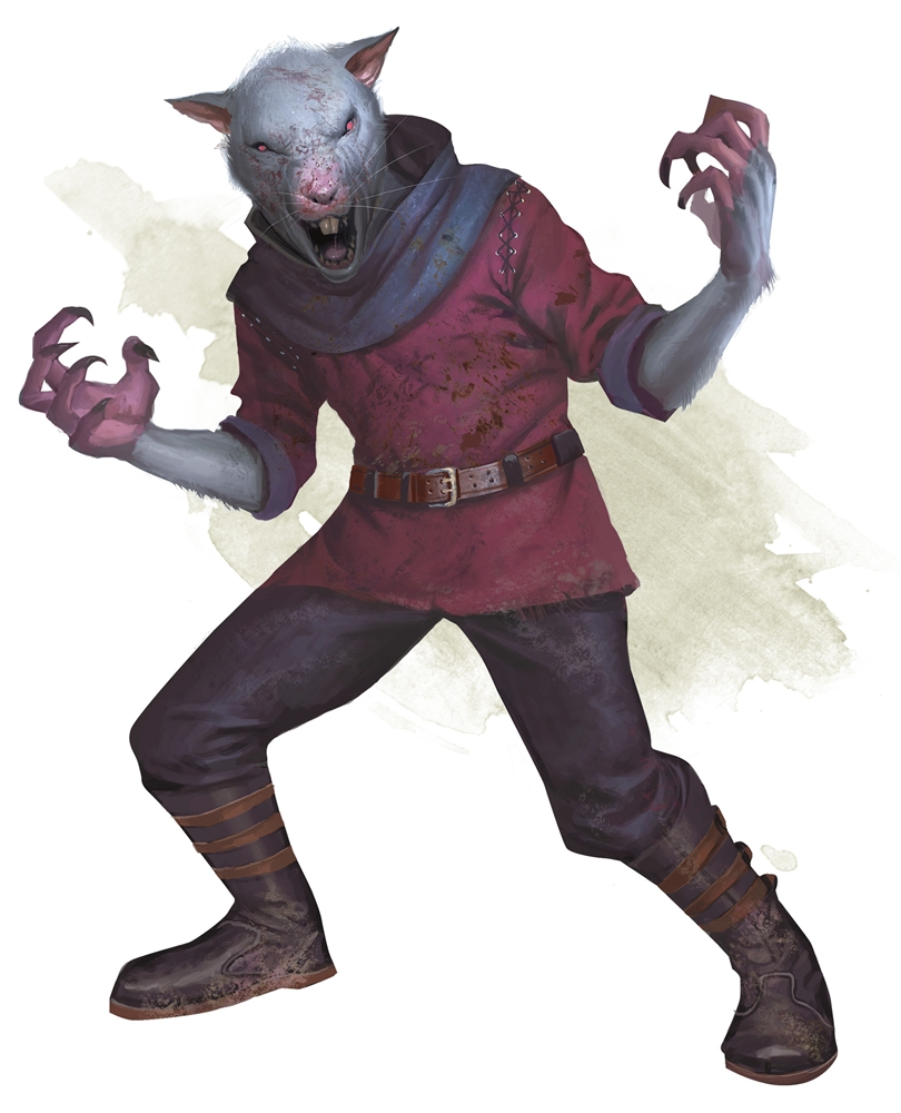 Wererat Rat King Miniature for Tabletop Games Like D&D and 