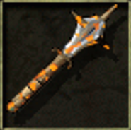 An enchanted +1 mace.