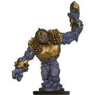 An earth archon rumbler, depicted in miniature form by Dungeon Command: Heart of Cormyr.