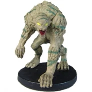 A miniature of a quaggoth from the Rage of Demons set.